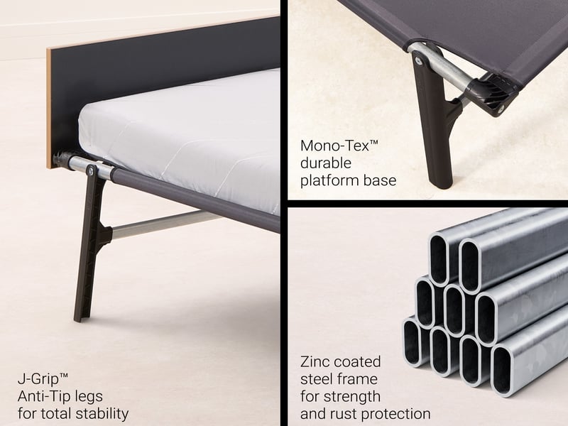 RE80 Rollaway Folding Bed with e-Fibre Mattress - image 10