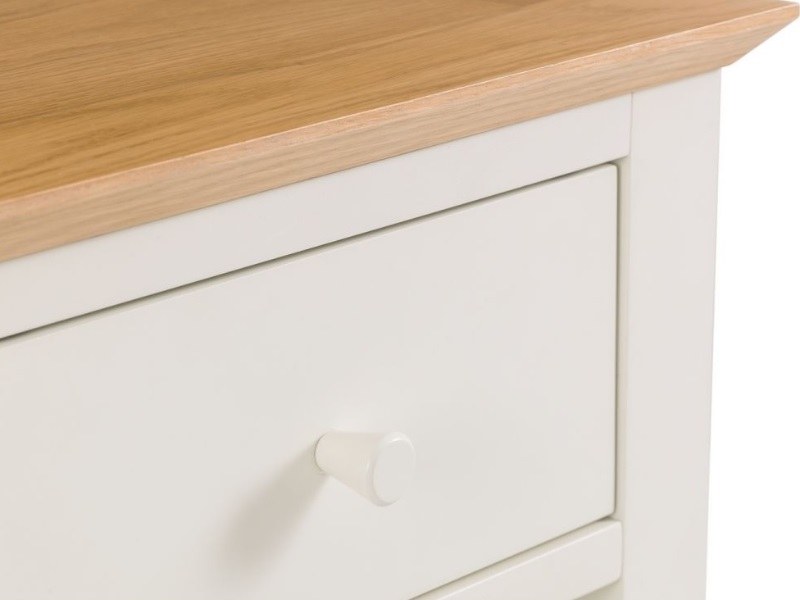 Salerno Shaker 1 Drawer Bedside Two Tone - image 2