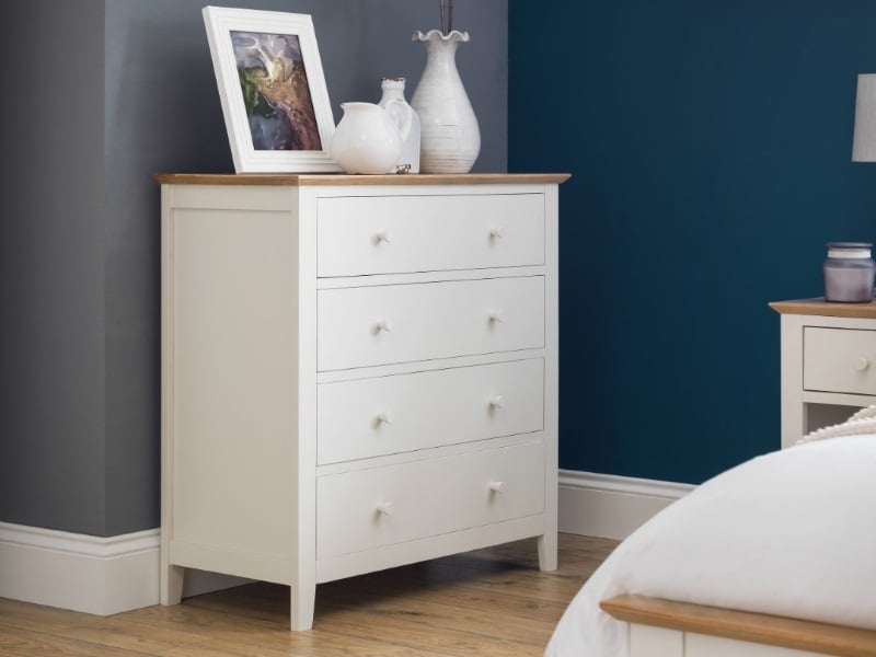 Salerno Shaker 4 Drawer Chest Two Tone - image 1