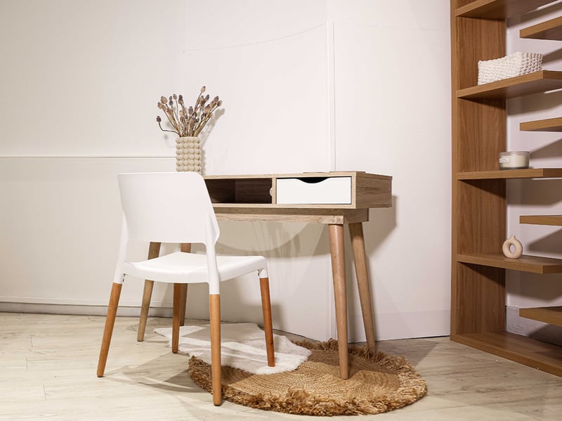 Scandi White Desk - image 2