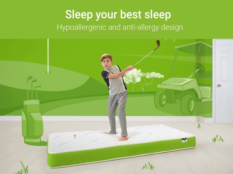Jay Be Simply Kids Anti-Allergy Foam Free Sprung Mattress - image 9