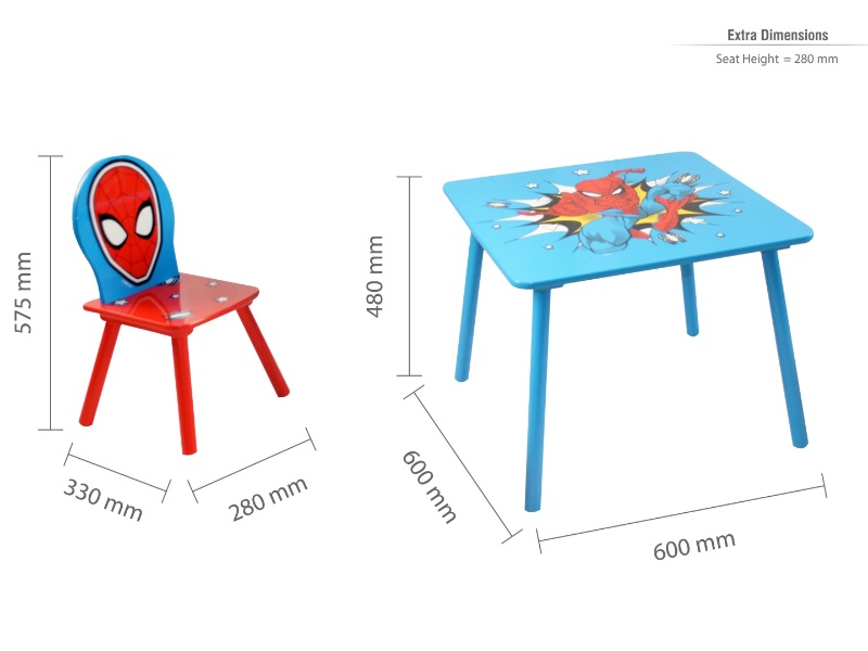 Spider-Man Table & Chairs - image 7