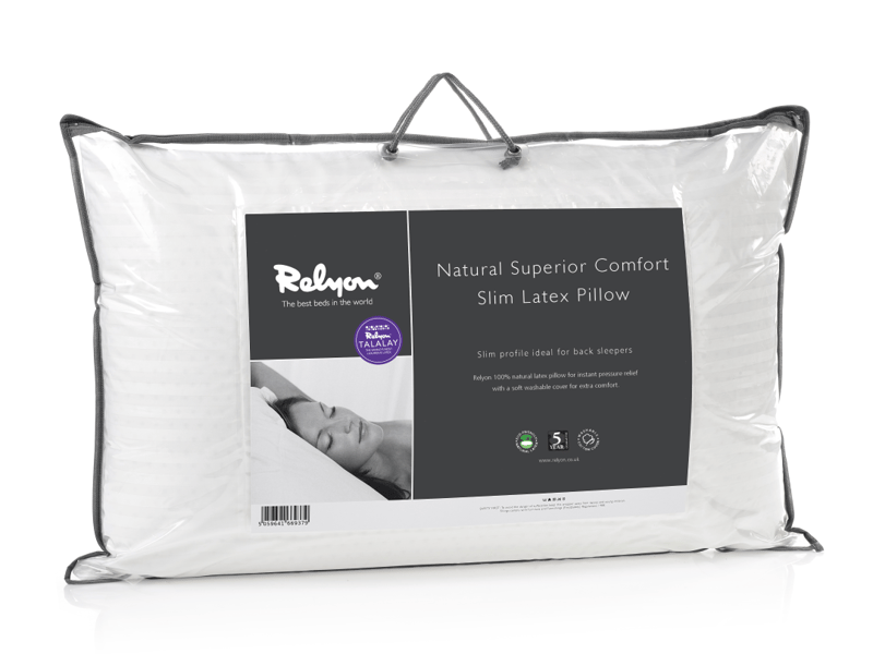 Relyon Natural Superior Comfort Slim Latex Latex Pillow - image 1