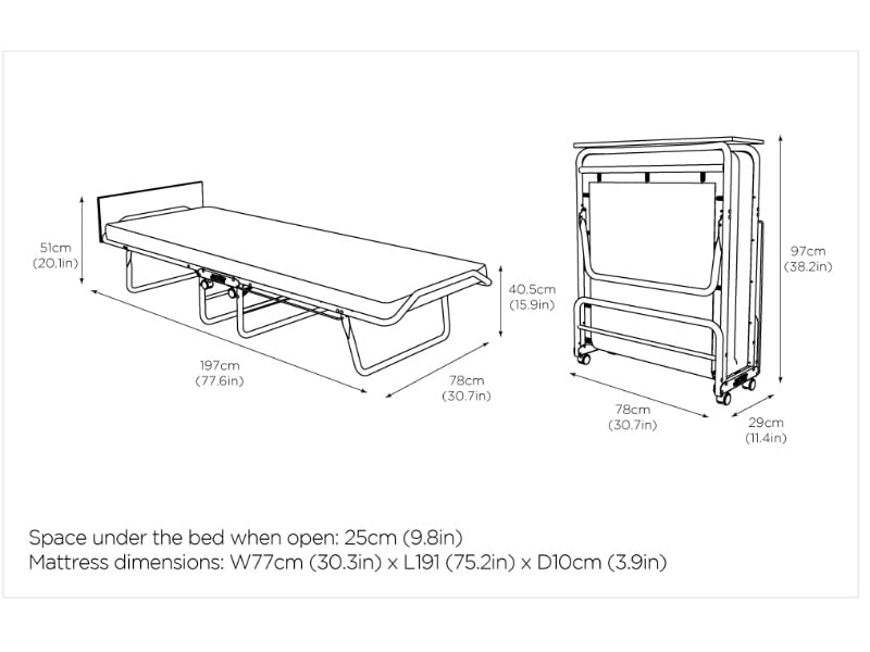 Supreme Automatic Folding Bed with Micro e-Pocket Mattress - image 4