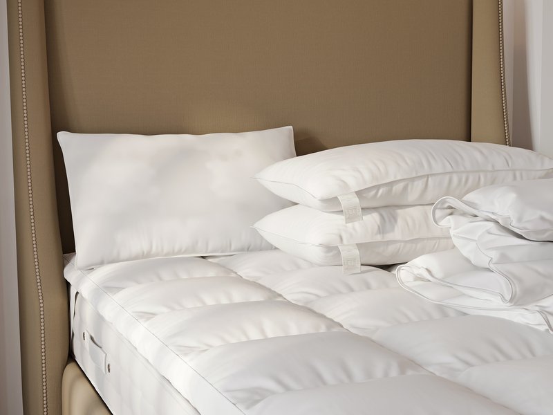 The Hotel Collection The Hotel Collection Medium Fill Duck and Down 2 Pack Feather Pillow - image 5