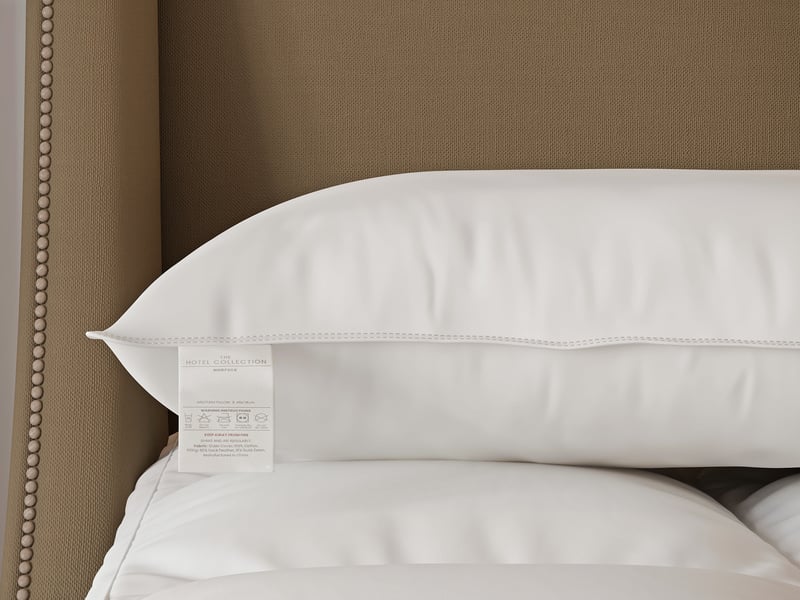The Hotel Collection The Hotel Collection Soft Fill Duck and Down 2 Pack Feather Pillow - image 1