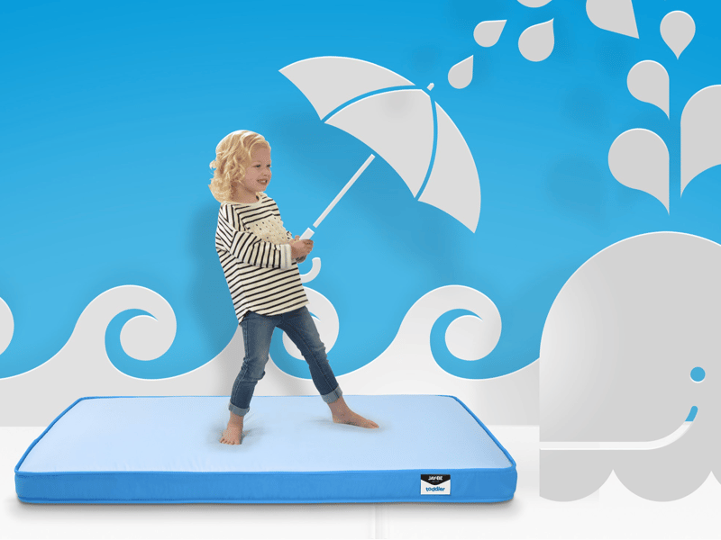 Toddler Waterproof Anti-Microbial Foam Free Sprung - image 2