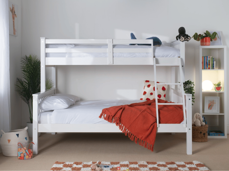 Traditional Solid Wood Triple Bunk Bed - image 2