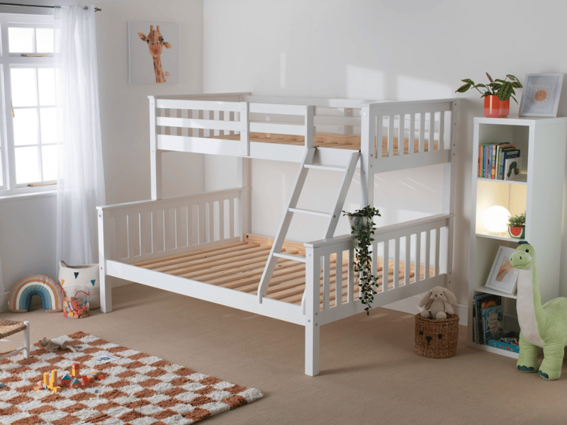 Traditional Solid Wood Triple Bunk Bed - image 4