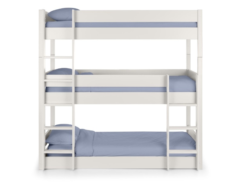 Julian Bowen Trio Triple Sleeper Bunk Bed at Mattressman