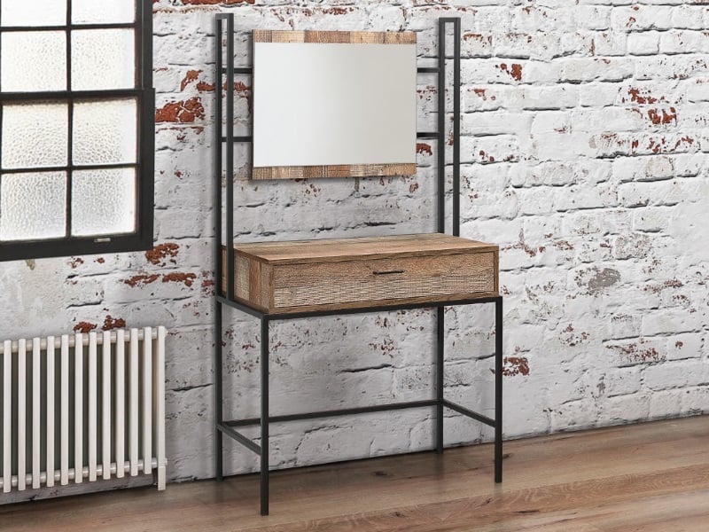 Urban Dressing Table and Mirror Rustic - image 1