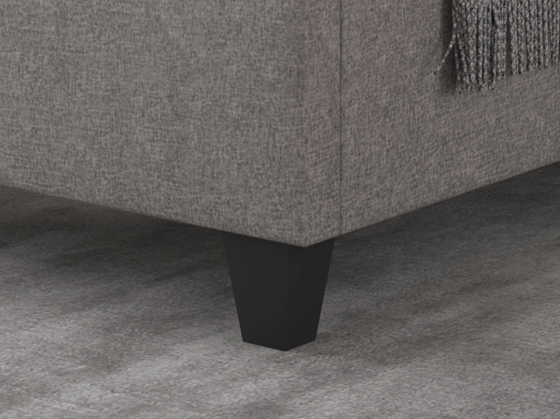 British Bed Company Wallace Fabric Bed at Mattressman