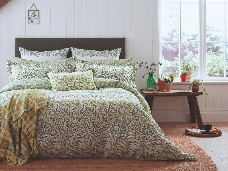 Willow Borough Quilt Cover Only - Leaf Green - image 2
