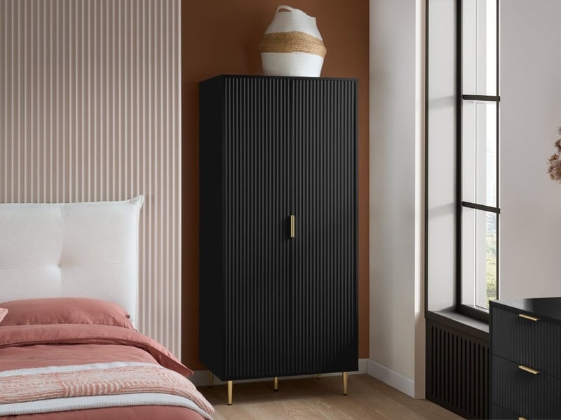 Zara 2 Door Fluted Wardrobe - image 1