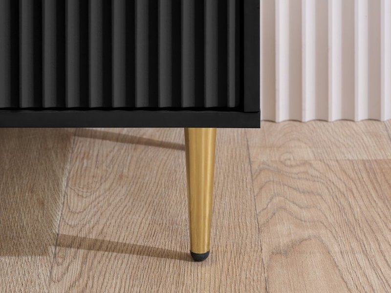 Birlea Zara 2 Drawer Fluted Bedside Bedside Chest - image 4
