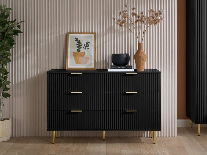 Zara 6 Drawer Fluted Chest - image 1