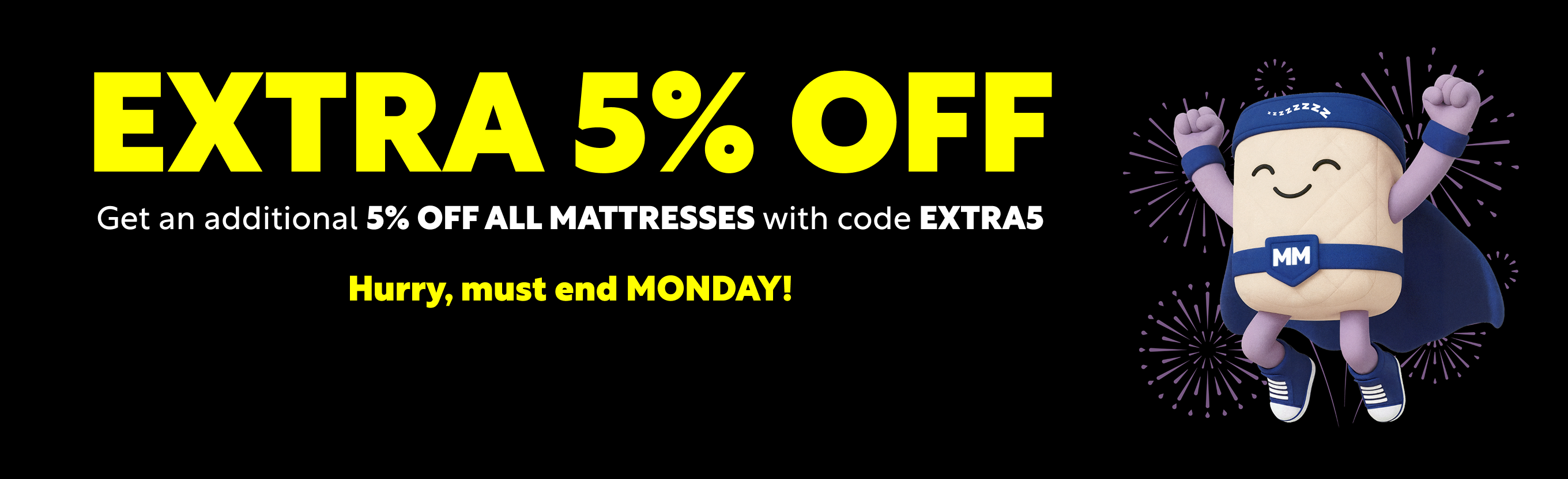 Extra 5 Off  now Live Banner Deal