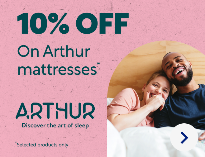 10% off Arthur mattresses