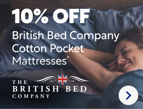 10% off British Bed Company Cotton Pocket mattresses