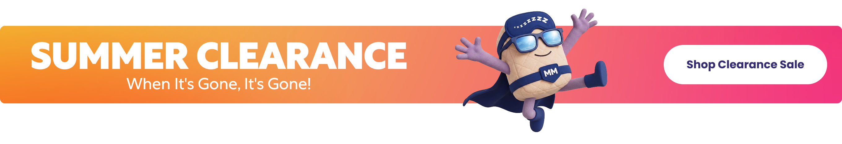 Summer Clearance - when it's gone, it's gone
