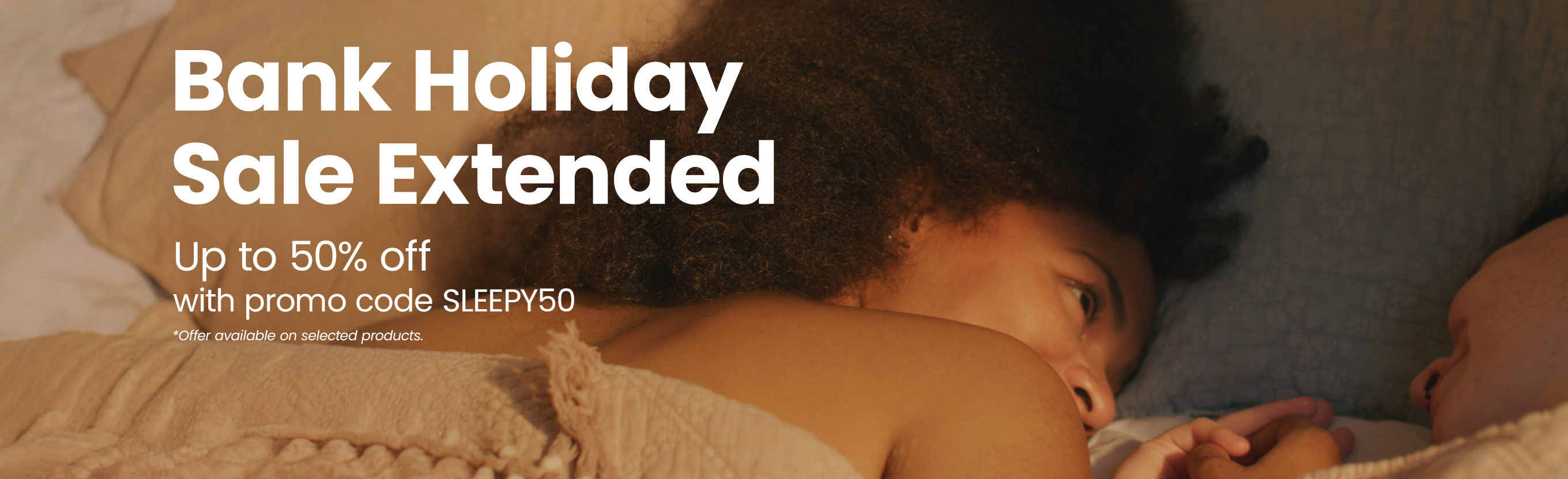 Bank Holiday Extended Sale Banner Deal