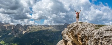 Person On Mountain