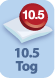 10.5 tog