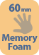 60mm Of Memory Foam