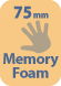 75mm Of Memory Foam