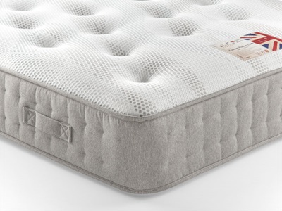British Bed Company Cotton Pocket 1200 Chenille Pocket Sprung Mattress