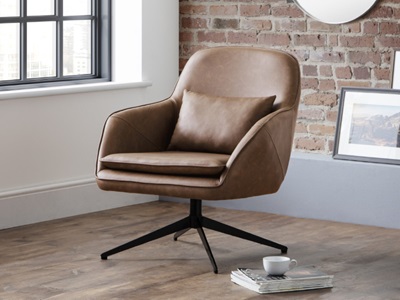 Turio Deep blue Velvet effect Chair (H)865mm (W)750mm (D)800mm