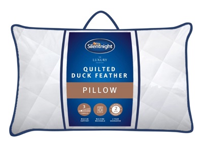memory foam and feather pillow