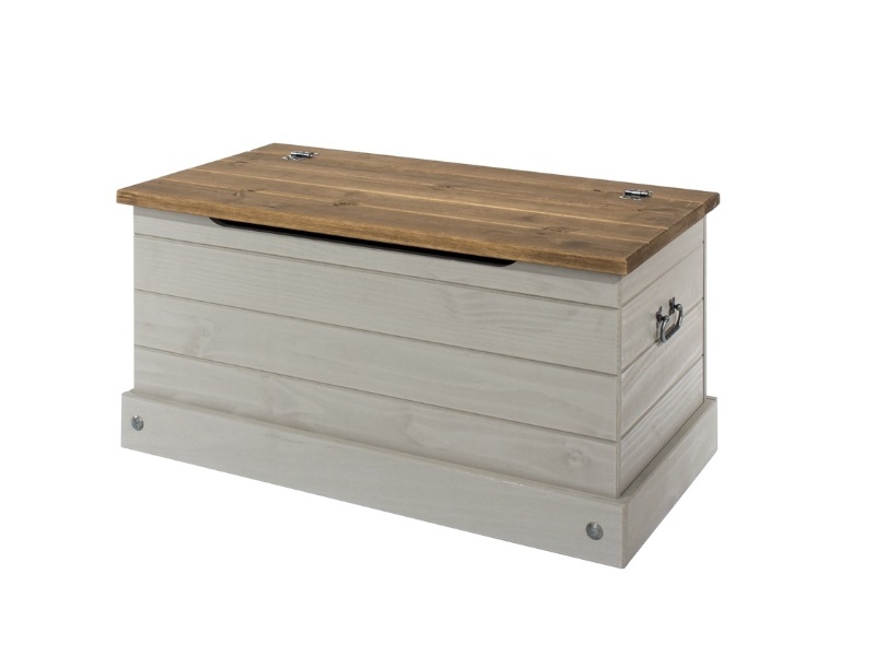 Core Products Corona Grey Storage Trunk Blanket Box at Mattressman