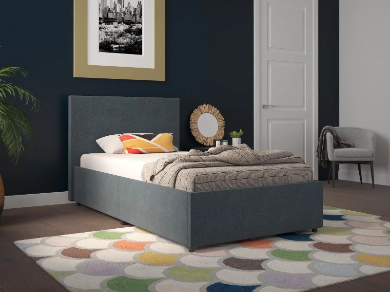 Dorel Novogratz Kelly Fabric Bed at Mattressman