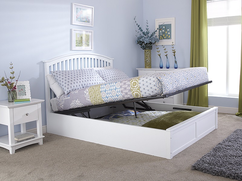 Gfw madrid ottoman double on sale bed frame