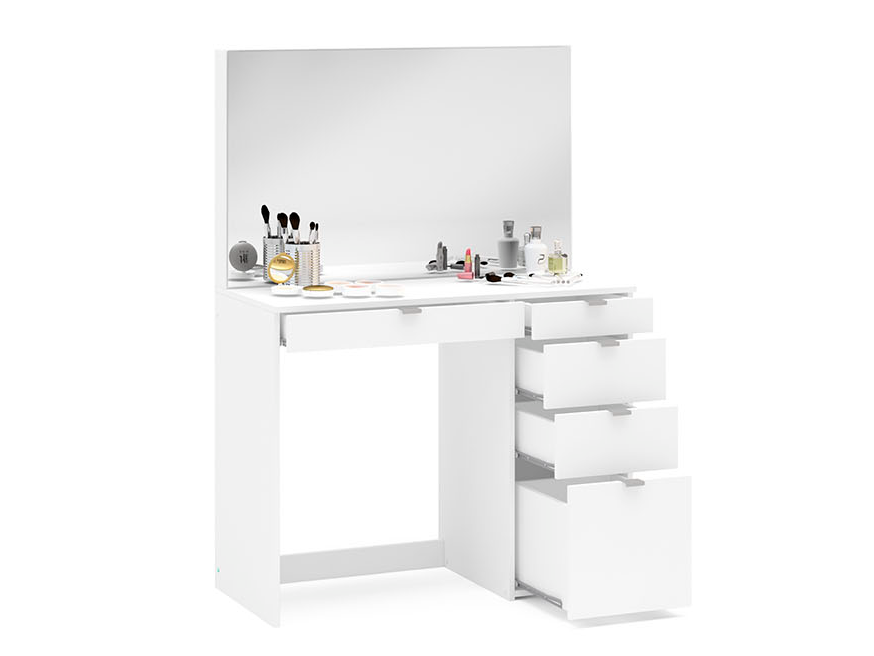 Birlea Ava 5 Drawer Dressing Table and Mirror at Mattressman