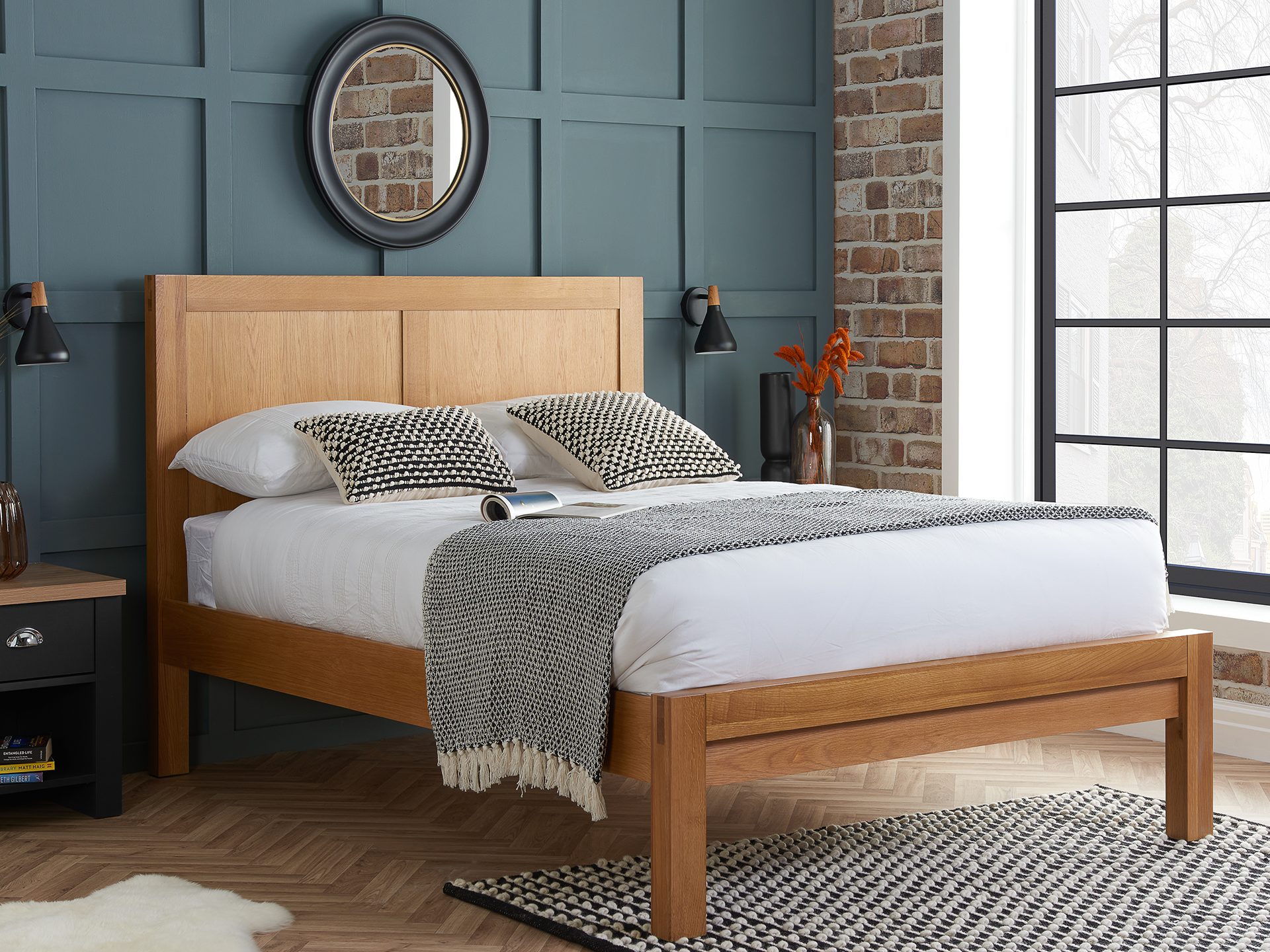 Birlea king size on sale bed