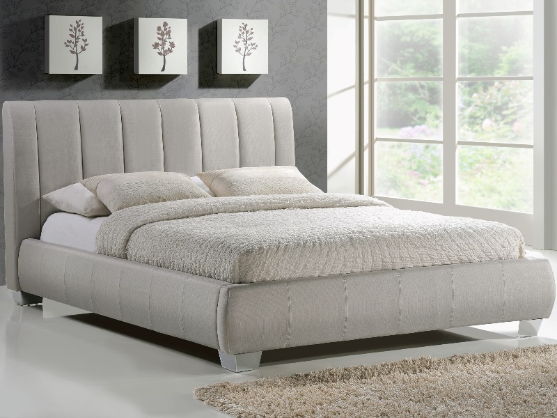 Time Living Braunston Double Sand Fabric Bed thumbnail