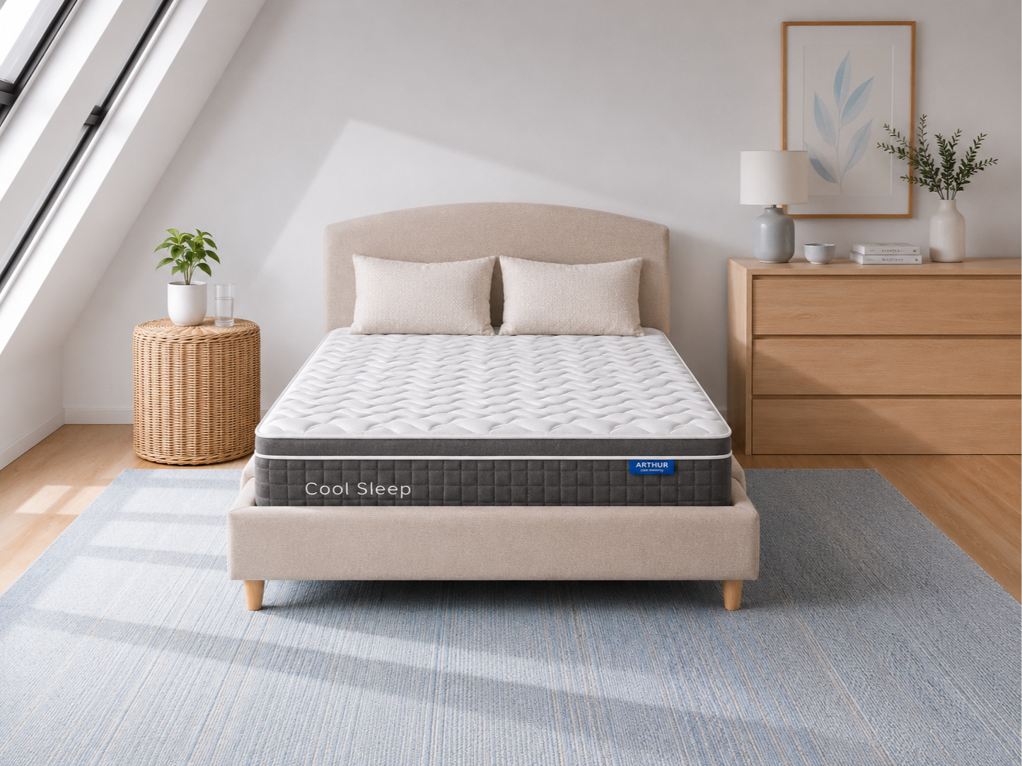 Arthur Sleep Cool Memory Mattress - UK Super King