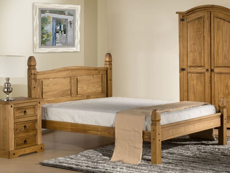 Click to view product details and reviews for Birlea Corona Low Foot End Single Antique Wax Wooden Bed.