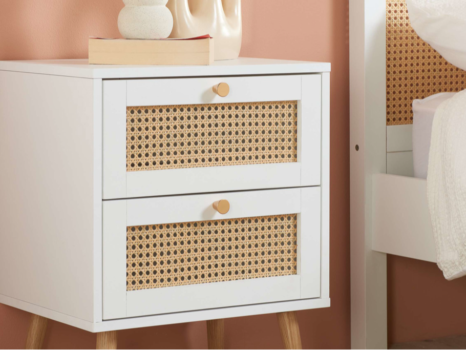 Birlea Croxley 2 Drawer Bedside Bedroom Set at Mattressman