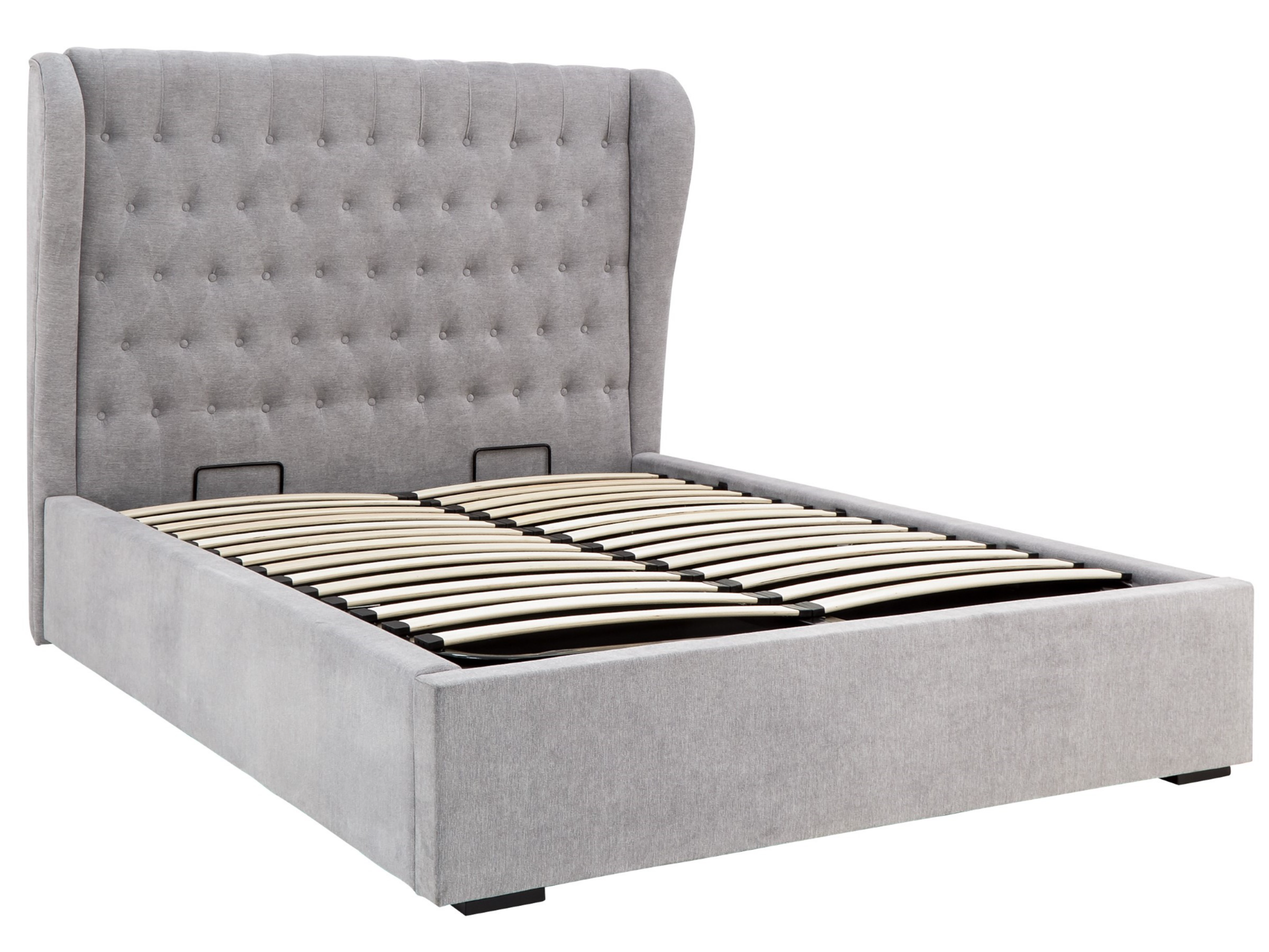 Dakota fabric ottoman bed frame deals