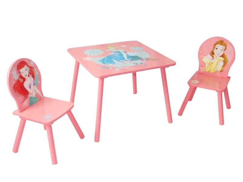 Disney Home Disney Princess Table Chairs Desk at Mattressman