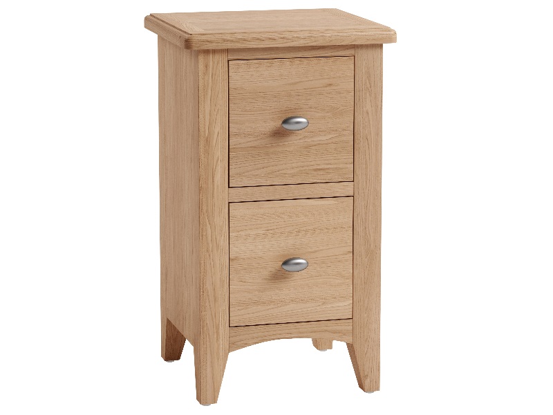 Furniture Express Gao Small Bedside Cabinet Light Oak Bedside Chest thumbnail