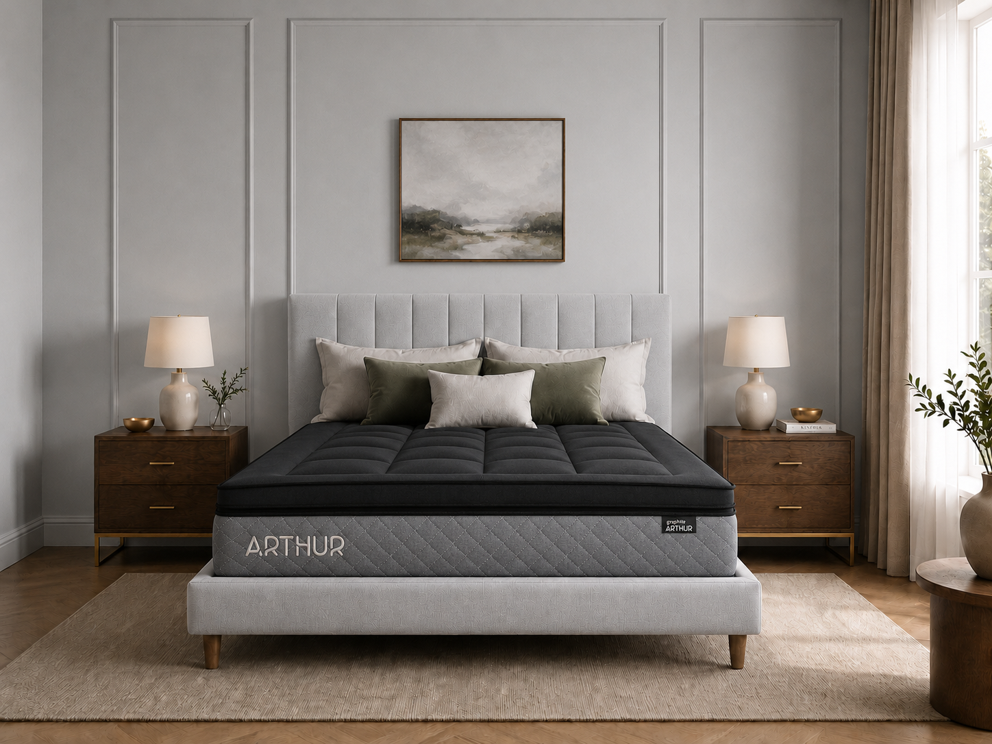 Arthur Sleep Graphite Arthur Mattress - UK King