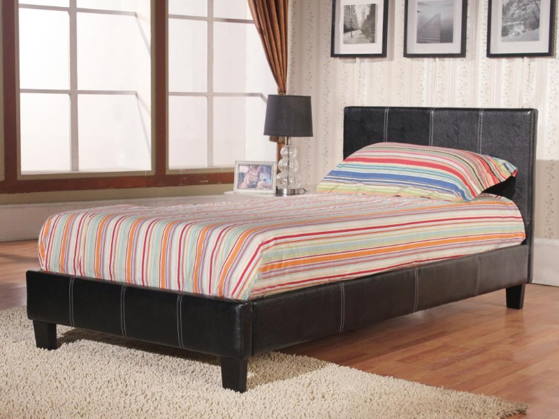 Heartlands Furniture Haven PU Faux Leather Bed at Mattressman