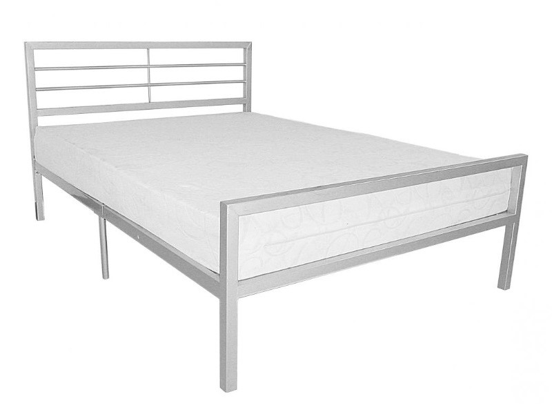 Heartlands Furniture Jennifer Double Bed Silver at Mattressman