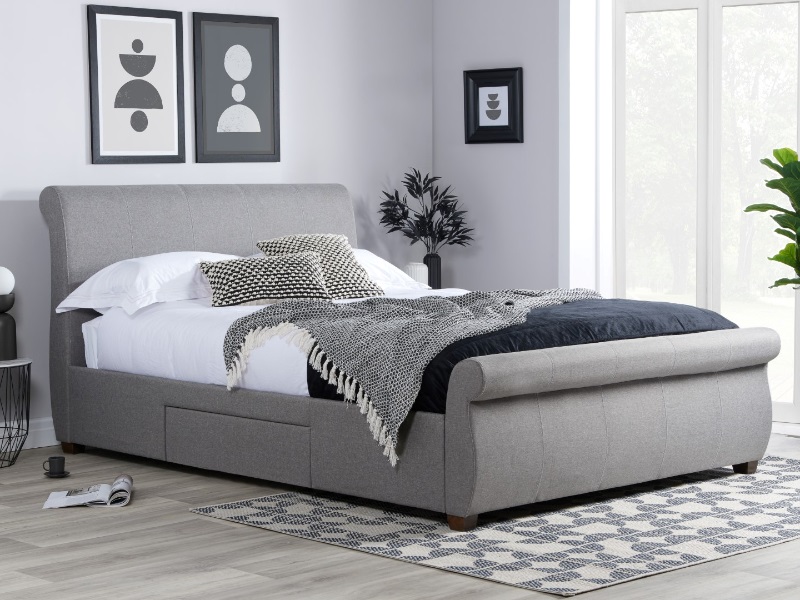 Birlea Lancaster King Size Fabric Bed thumbnail