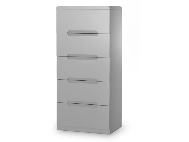 Julian Bowen Manhattan 5 Drawer Narrow Chest Drawer Chest at