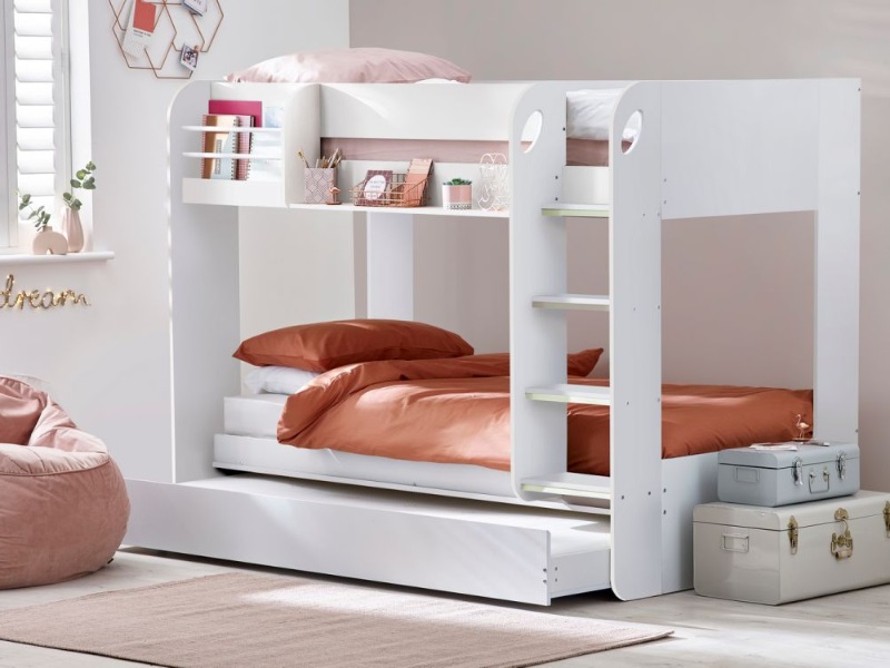Julian Bowen Mars White Bunk Bed thumbnail